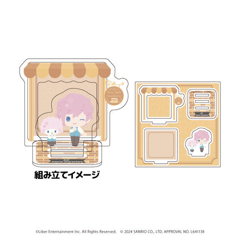 『A3!×Sanrio characters』アクリルスタンドプレート09/向坂 椋×マイスウィートピアノ(ミニキャライラスト)